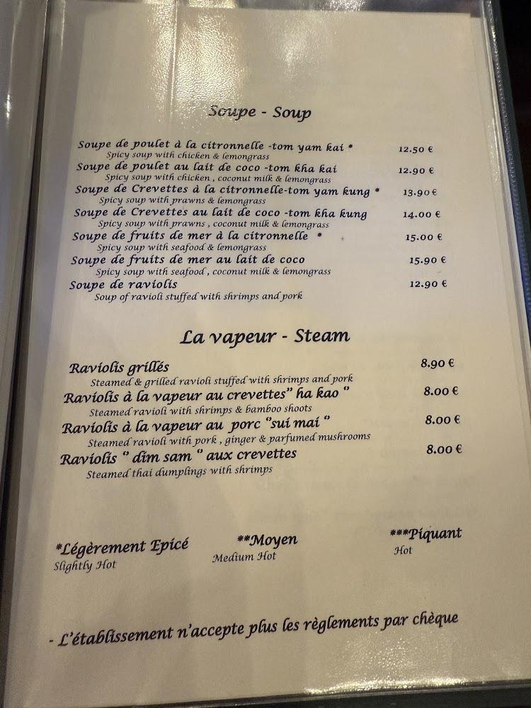 Le Maï Thaï - Menu Image 2